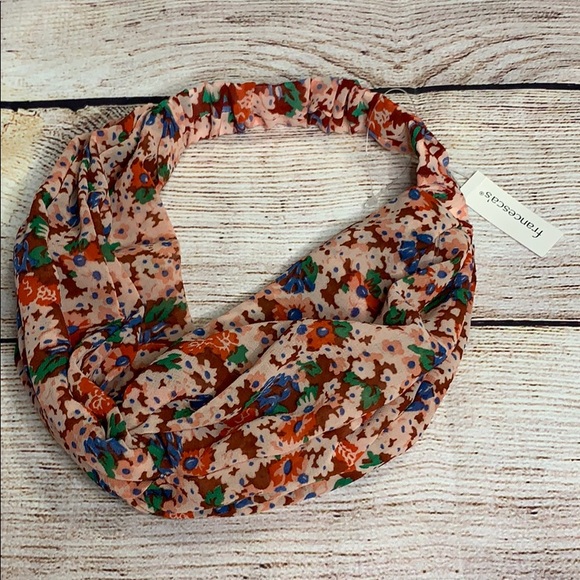 Francesca's Collections Accessories - Francesca's Floral Chiffon Head Wrap NWT
